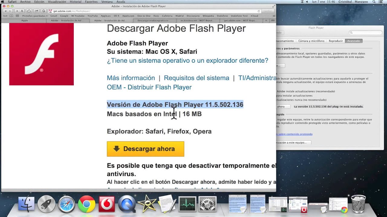 adobe flash player version 9 free download mac